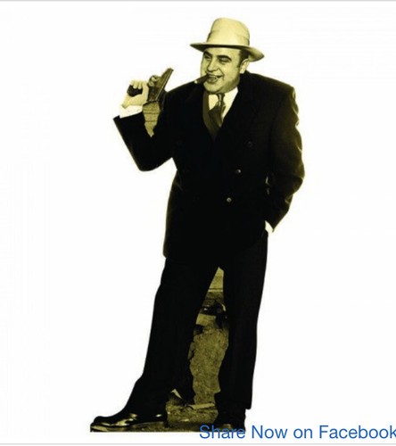 Capone life sized cardboard - life,